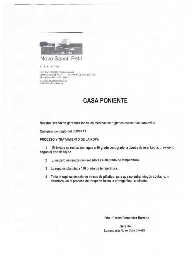 Вилла Casa Poniente Чиклана-де-ла-Фронтера Экстерьер фото